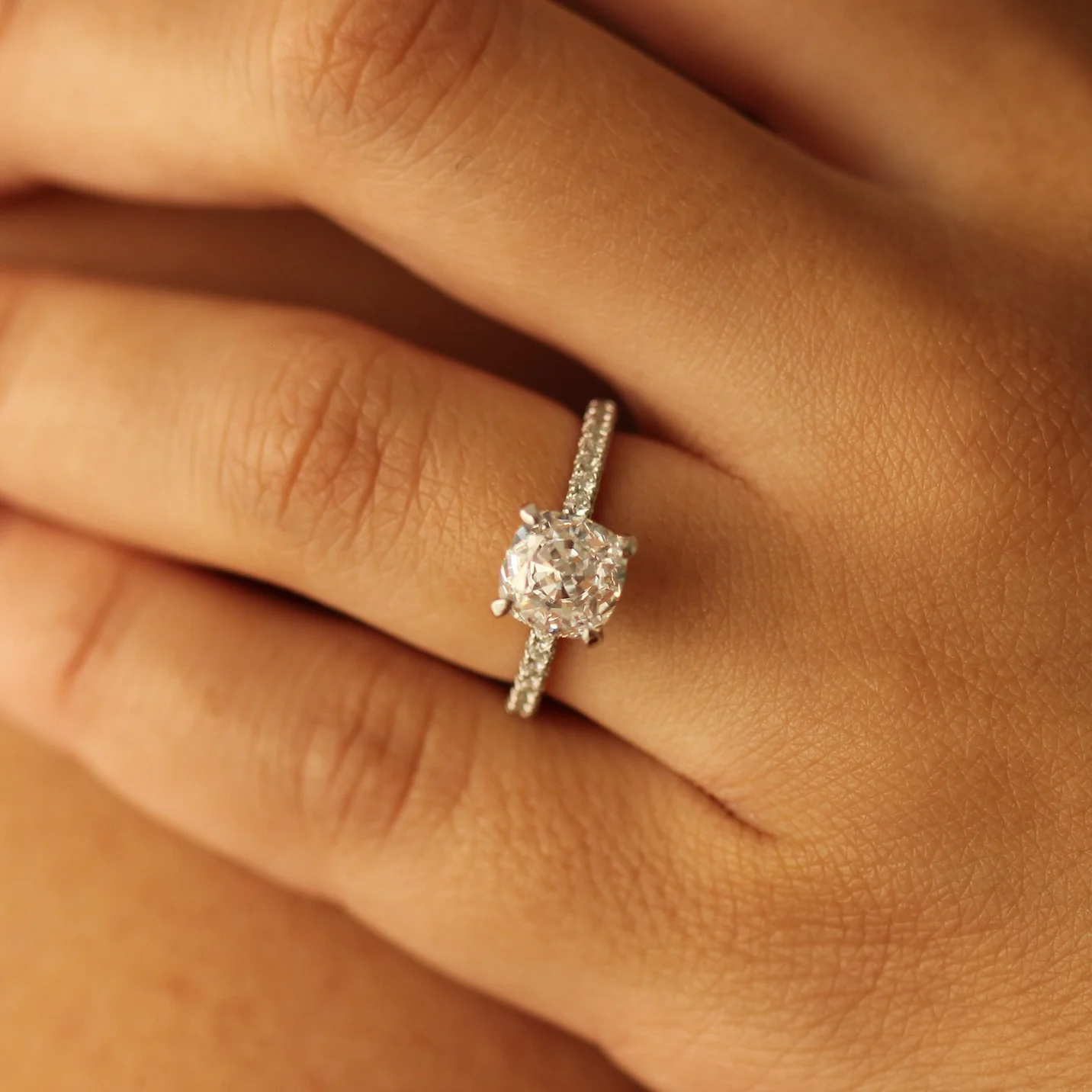 Florence Cushion Ring - Image 4