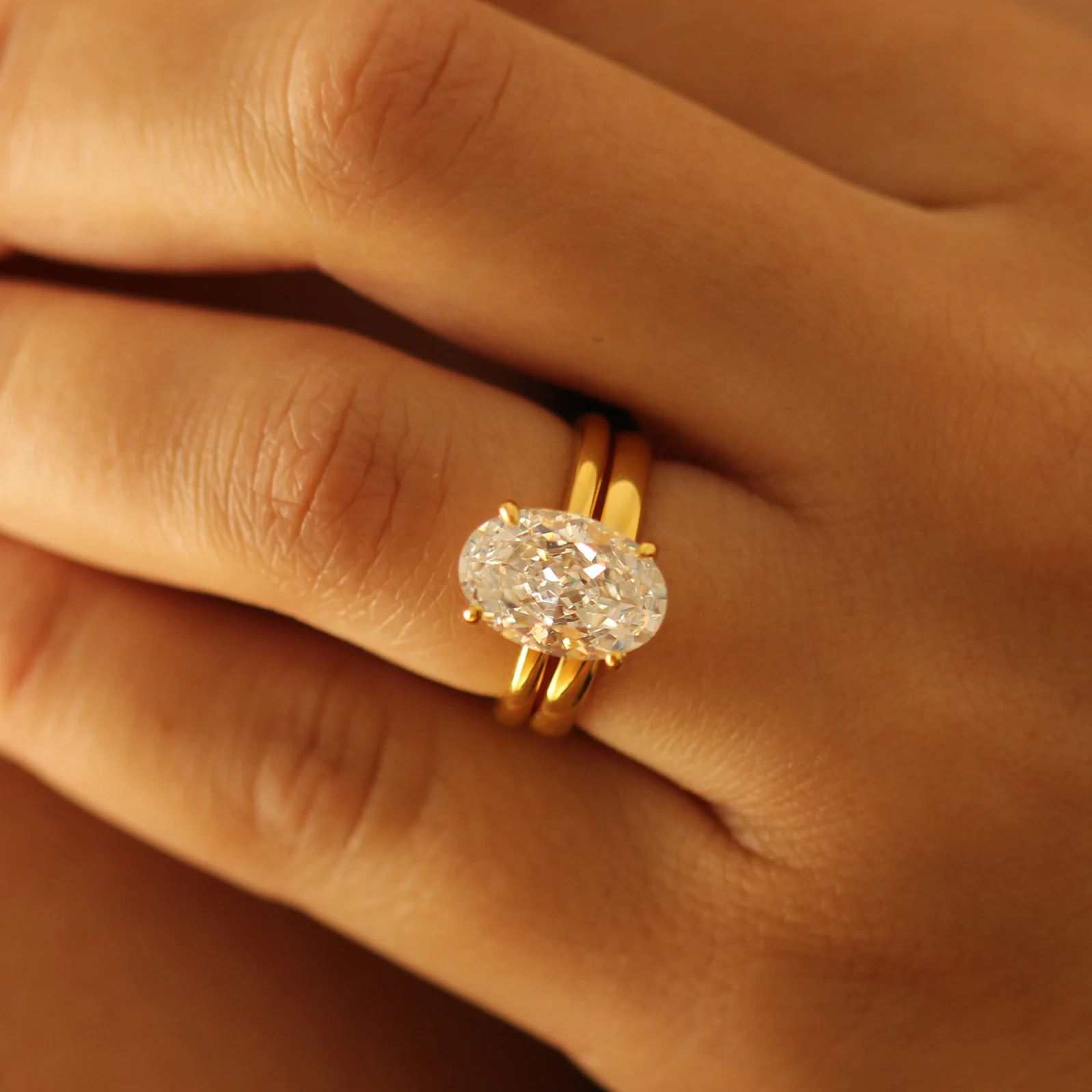 Gold Vermeil Wedding Band - Image 7