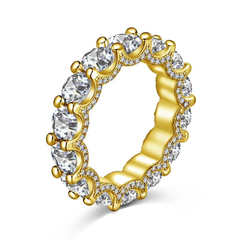 Hamptons Eternity Ring - Gold - Image 5