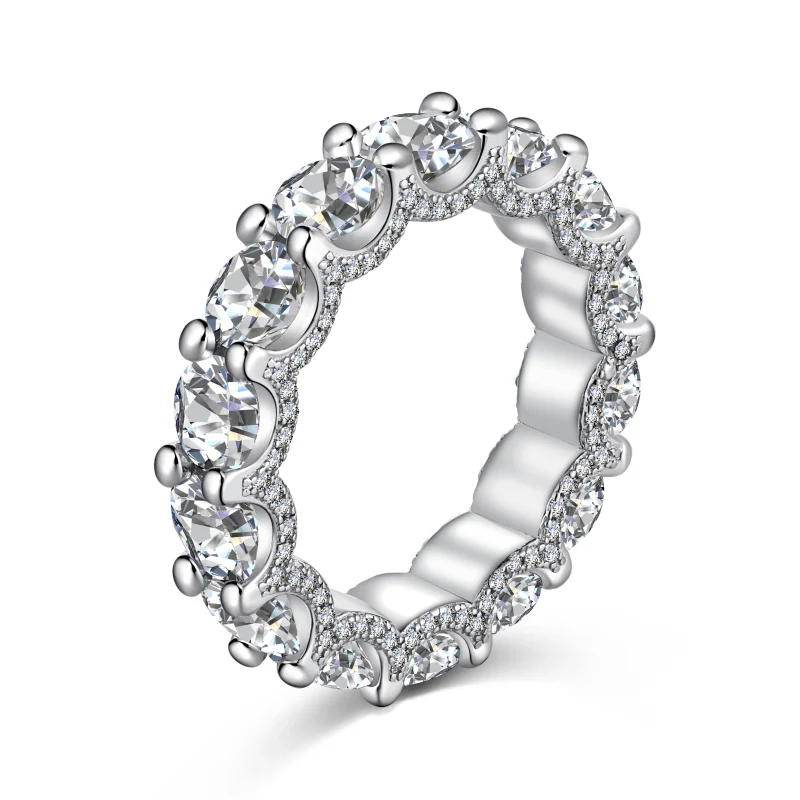 Hamptons Eternity Ring - Silver - Image 5