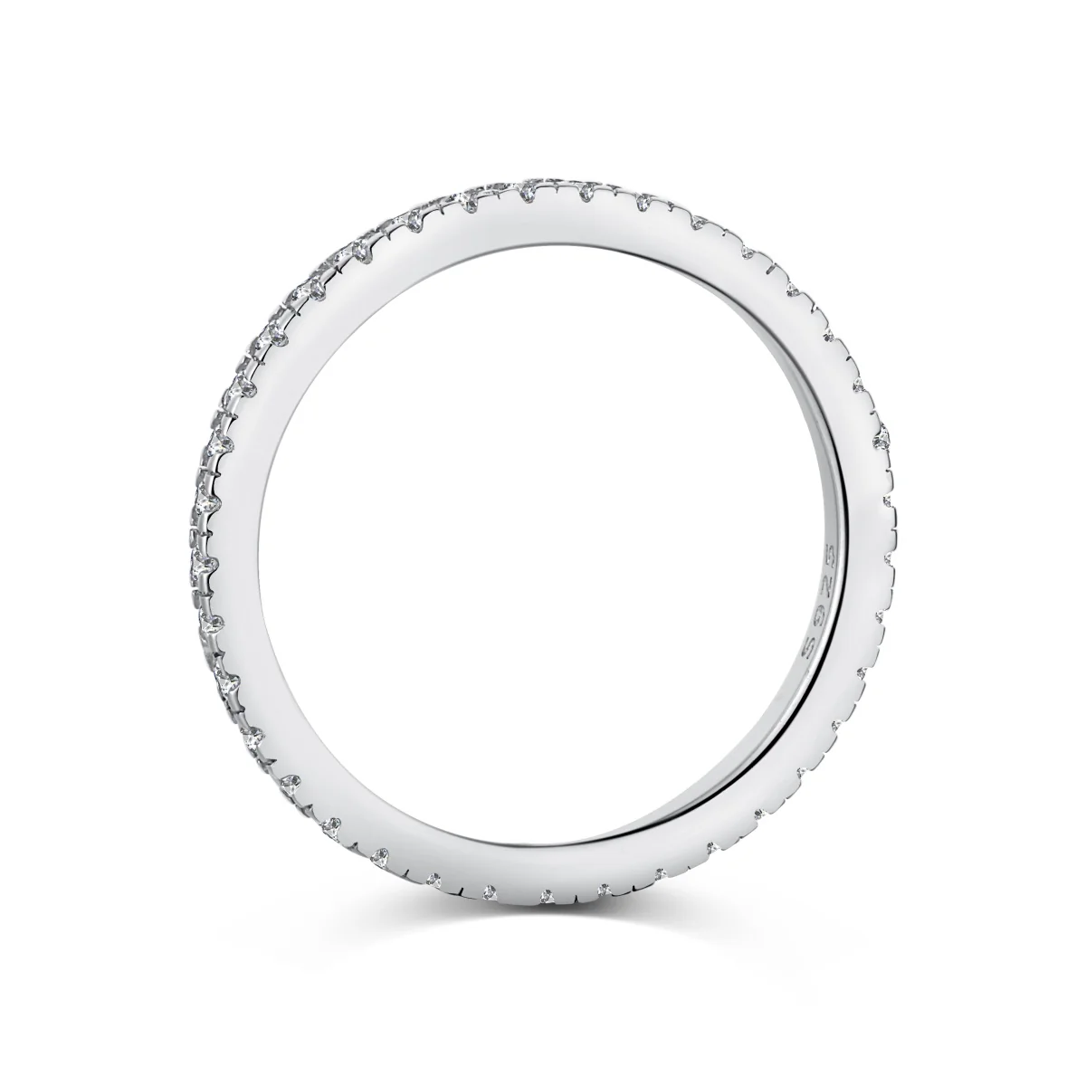Liri Pavé Eternity Ring 2mm - Image 6