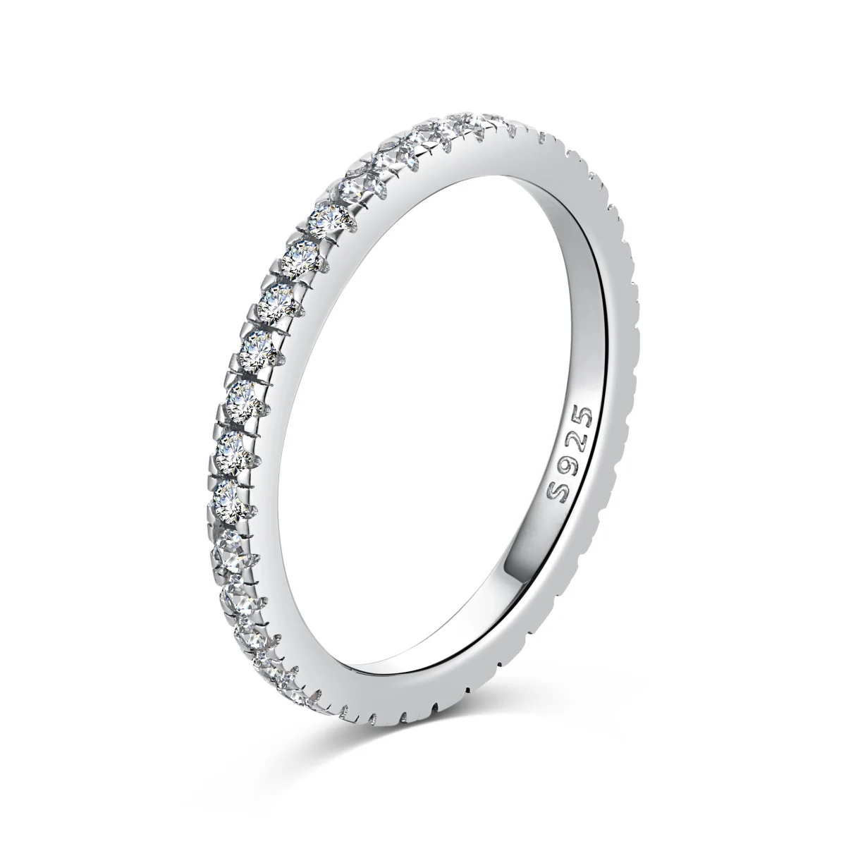 Liri Pavé Eternity Ring 2mm - Image 7