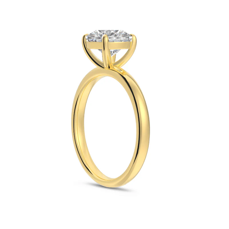 Madeira 2 Ct Round Cut Ring - Gold - Image 7