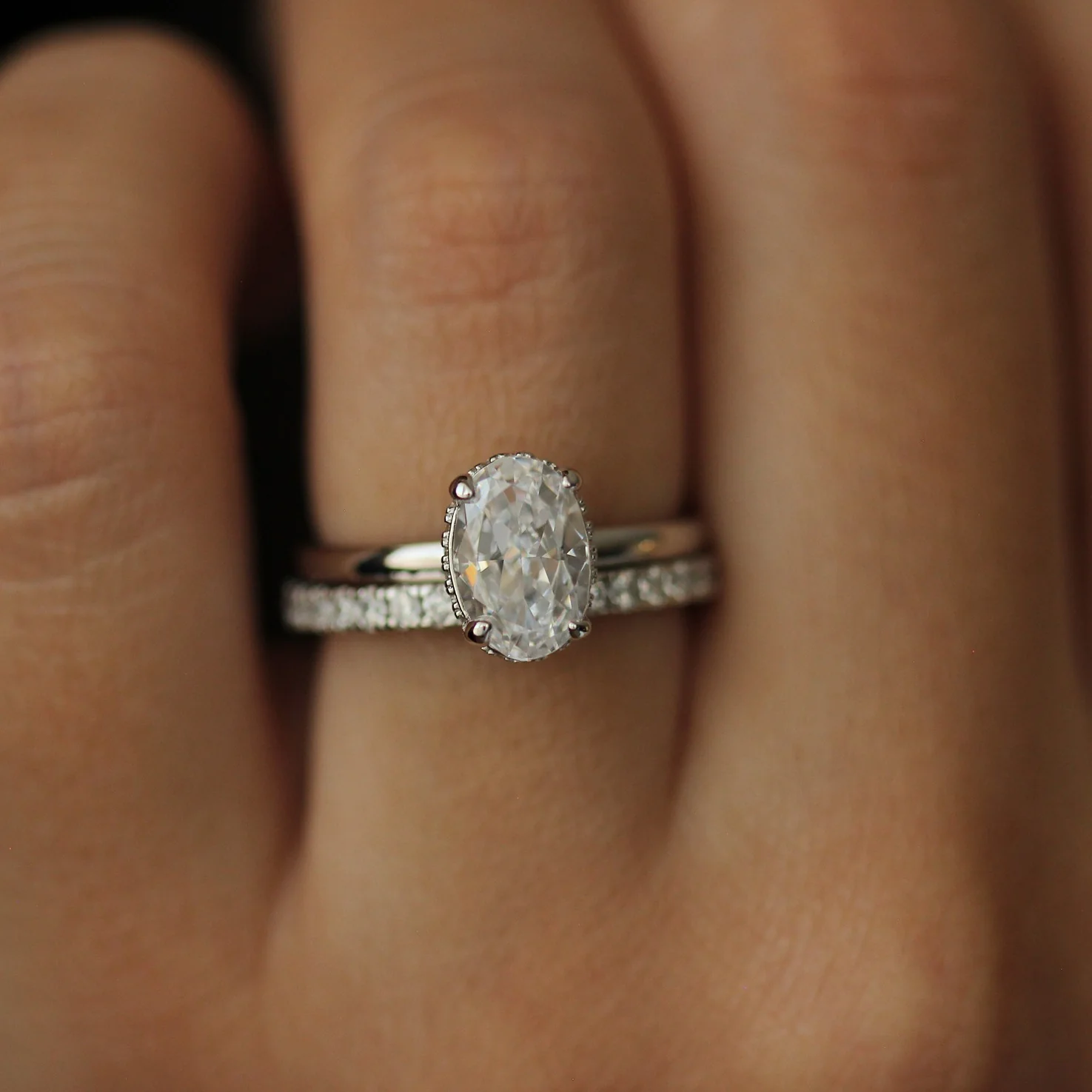 Madrid 1.5 Ct Oval Ring - Image 5