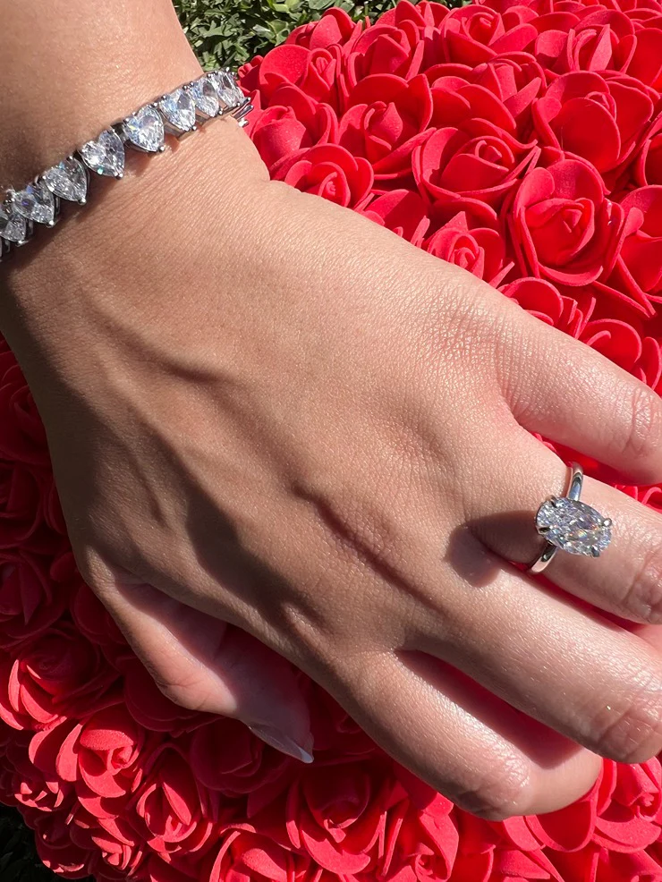 Madrid 2 Ct Oval Ring - Image 5