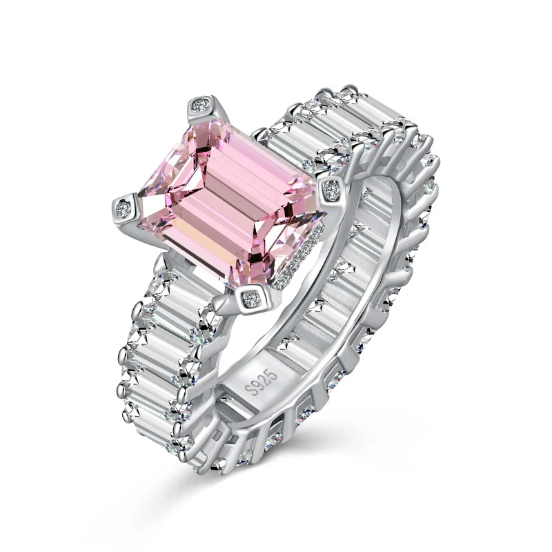 Marseille Emerald Ring - Pink - Image 4