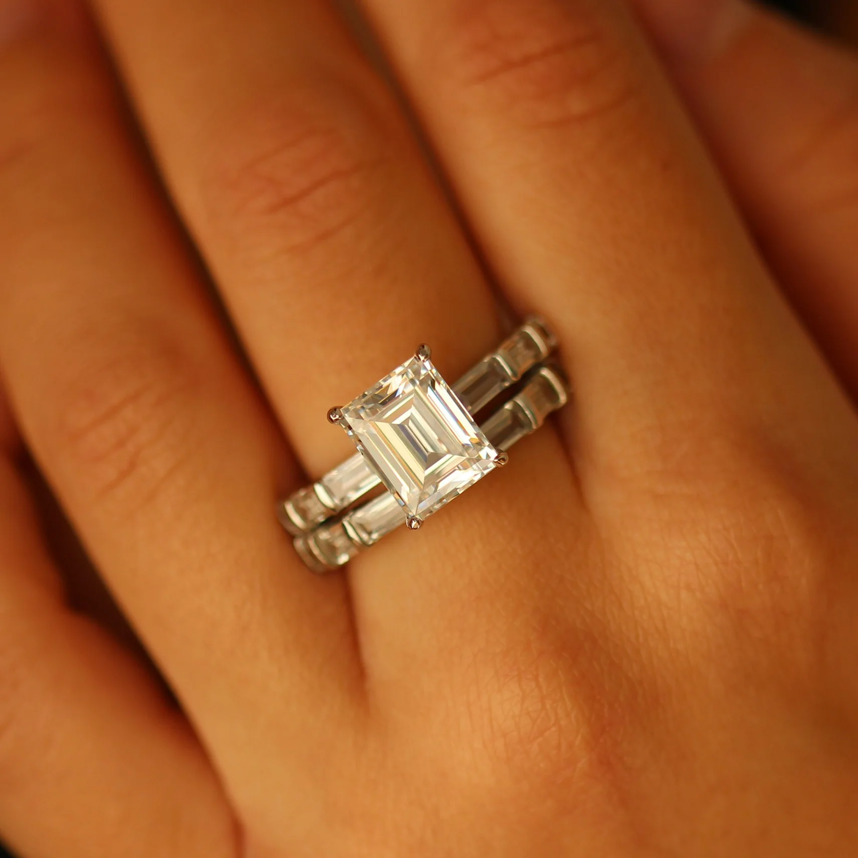 Miami Baguette Stacker Ring - Image 3