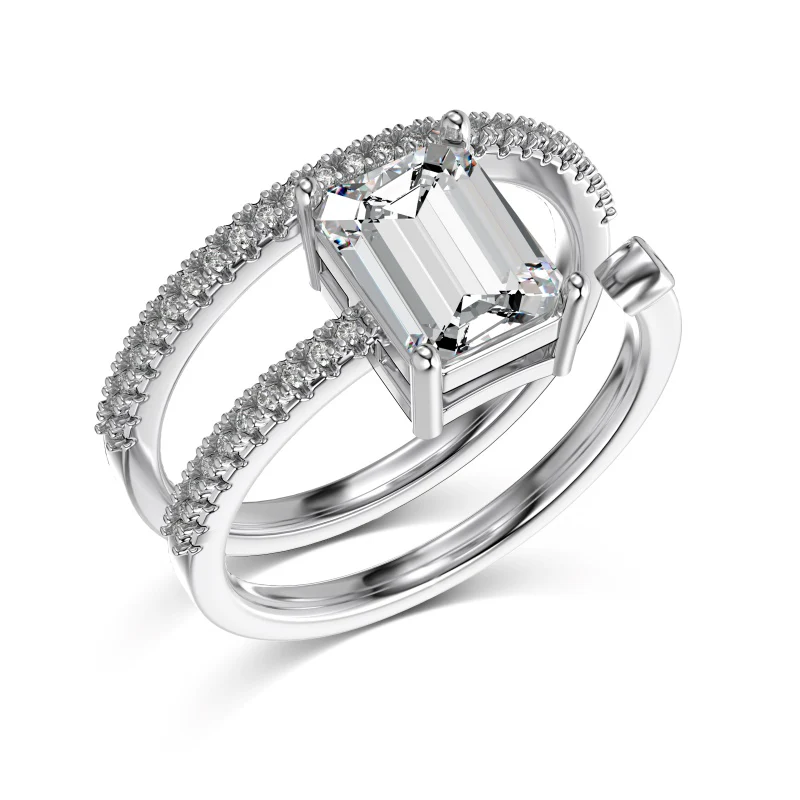 Porto Emerald Ring - Image 4