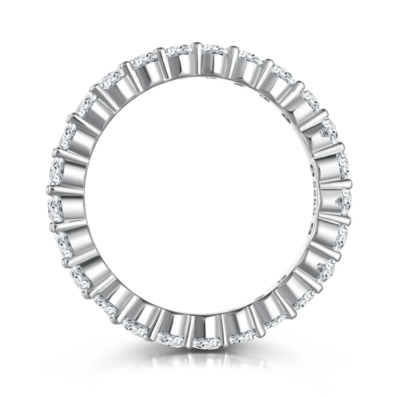 Pristina Silver Eternity Ring 2mm - Image 5