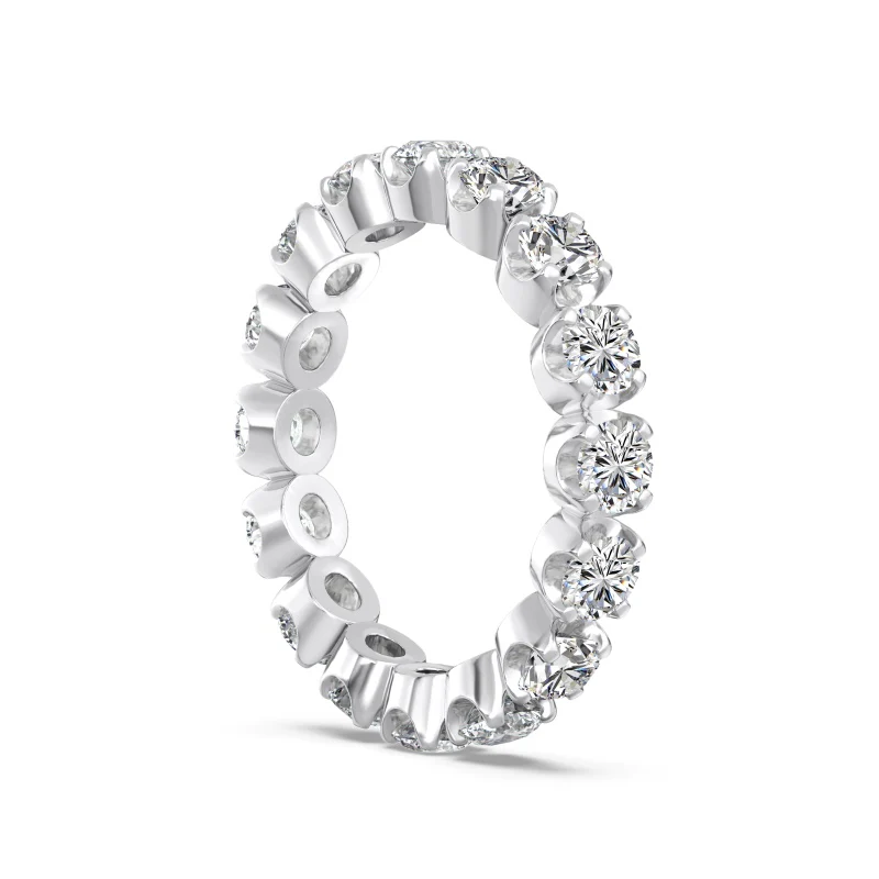 Pristina Silver Eternity Ring 3.5mm - Image 5