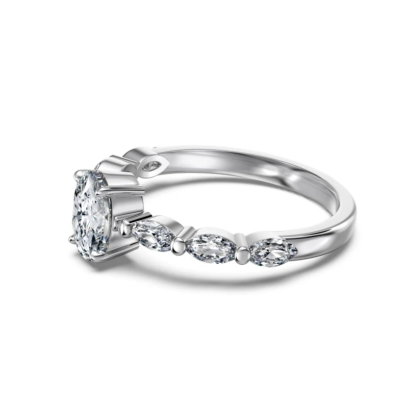 Sicily Oval Ring - Silver - Image 4